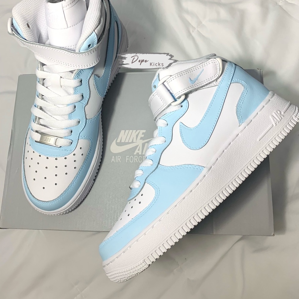 Blue Custom Air Force 1 Mids